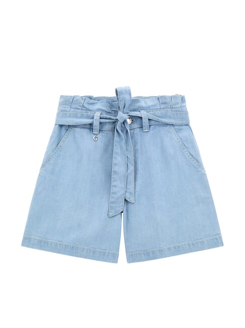 GUESS MINI ME KIDS Bermuda con fiocco lull light - Pantaloni bambini