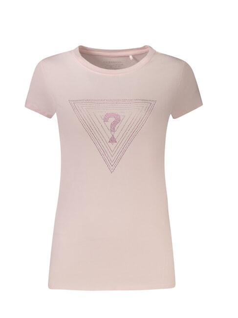 GUESS SS TRIANGLE OMBRE R3  T-shirt a maniche corte low key pink - T-shirt e Top Donna
