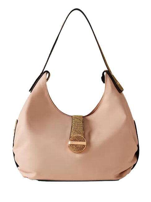 BORBONESE ECLIPSE Hobo Borsa a spalla sabbia/op naturale - Borse Donna