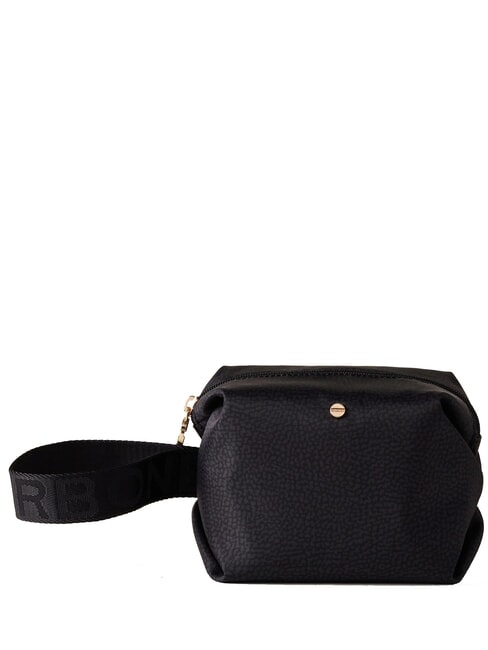 BORBONESE CLASSICA Beauty con maniglia dark black - Bustine & Necessaire