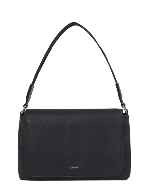 CALVIN KLEIN CK MUST Borsa a spalla con flap ck black - Borse Donna
