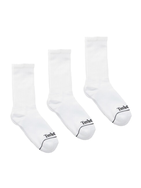 TIMBERLAND PAK CORE SPORT 3 paia di calzini white - Calze Donna