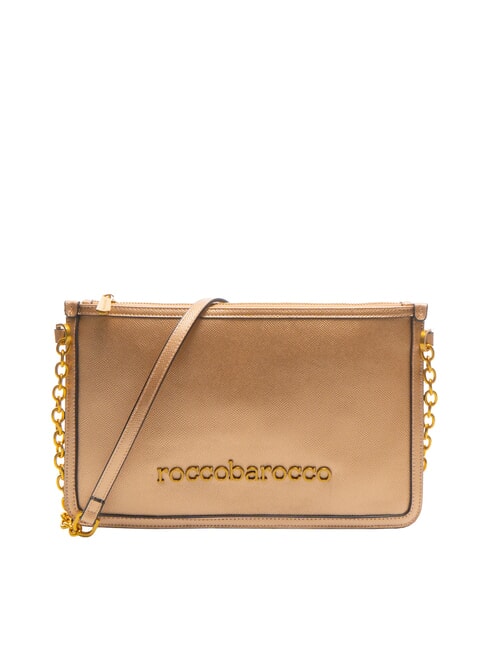 ROCCOBAROCCO SOPHIE Borsa piatta effetto metallizzato bronze - Borse Donna