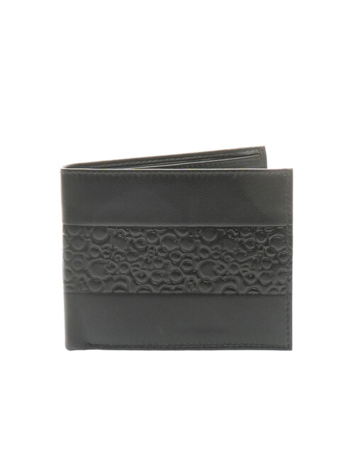 ROCCOBAROCCO VERTIGO Portafoglio pelle flap cc e portamonete nero - Portafogli Uomo