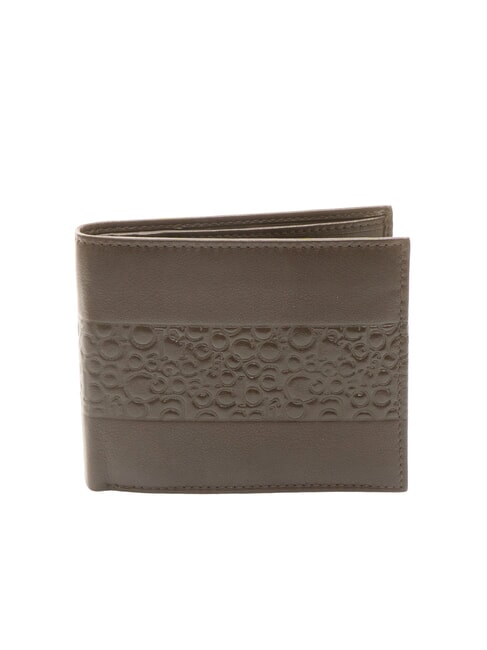 ROCCOBAROCCO VERTIGO Portafoglio pelle flap cc e portamonete moro - Portafogli Uomo