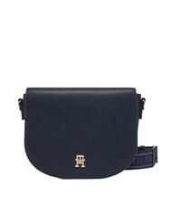 TOMMY HILFIGER TH LOGOTAPE SADDLE Mini Bag a tracolla space blue - Borse Donna - 1