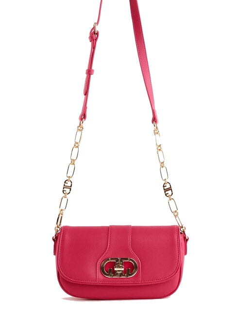 GAUDÌ DIANA Borsa con flap e tracolla catena FUXIA - Borse Donna