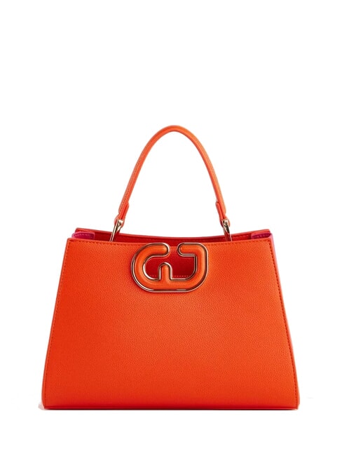 GAUDÌ DEMY S Borsa a mano piccola color block arancio - Borse Donna