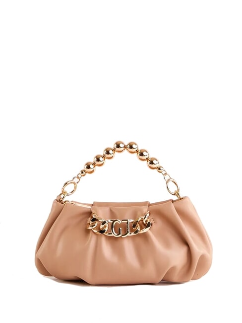 GAUDÌ DEYRA Borsa piccola a mano con catena metallica Nude - Borse Donna