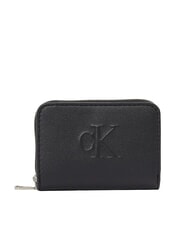 CALVIN KLEIN SCULPTED Med Portafoglio zip around - Portafogli Donna