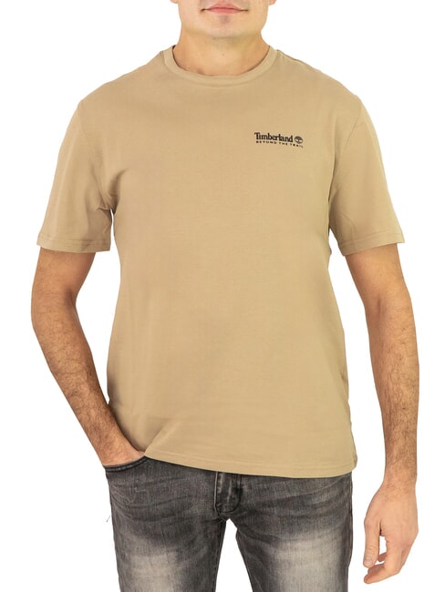 TIMBERLAND ASOS DESIGN 4 T-shirt in cotone con stampa sul retro lemon pepper - T-shirt Uomo