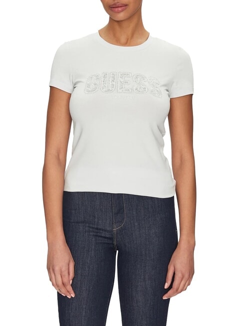 GUESS CN SS LOGO T-shirt a maniche corte sky high - T-shirt e Top Donna