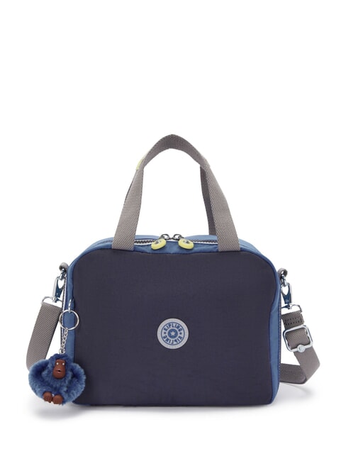 KIPLING MIYO Borsa termica porta pranzo fantasy blue block - Borse e accessori kids