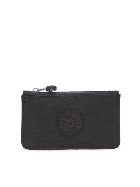 KIPLING CAMILO Portacarte piatto con zip black noir - Portafogli Donna