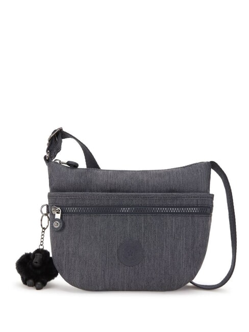 KIPLING ART S Borsa tracolla denim con tasca Active Denim - Borse Donna