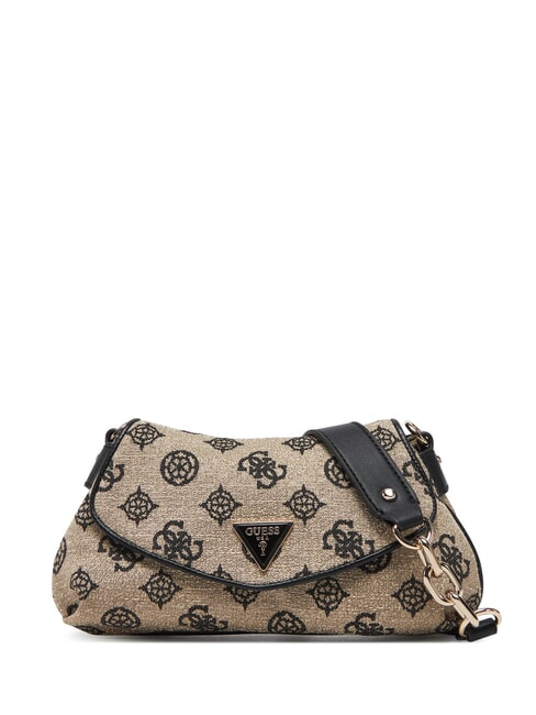 GUESS BEYZA  Borsa a tracolla black logo - Borse Donna