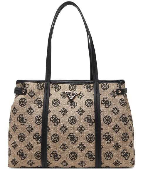 GUESS BEYZA  Borsa a spalla black logo - Borse Donna
