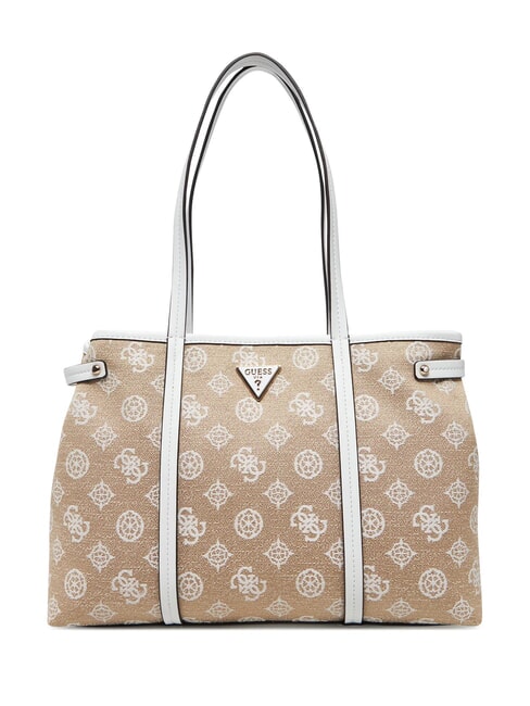 GUESS BEYZA  Borsa a spalla white logo - Borse Donna