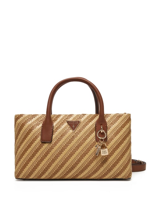 GUESS SIMONA  Borsa a mano, con tracolla natural/cognac - Borse Donna