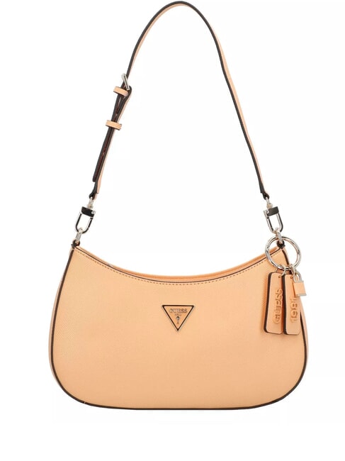 GUESS NOELLE Borsa a spalla top zip apricot - Borse Donna