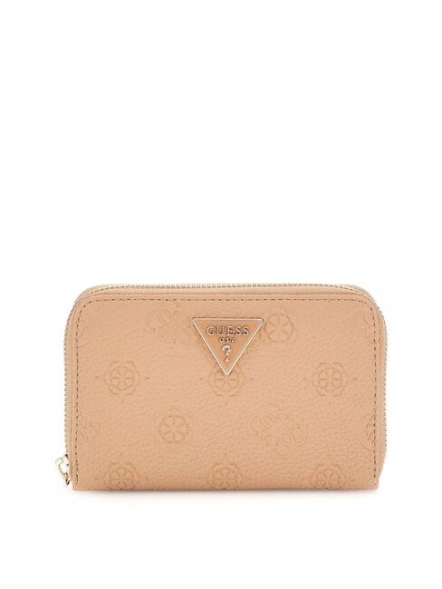 GUESS CRESIDIA  Portafoglio zip around medio BEIGE - Portafogli Donna