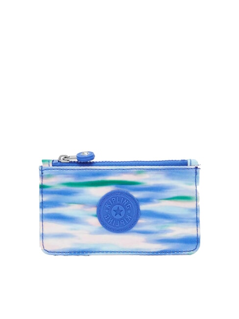 KIPLING CAMILO Portacarte piatto con zip diluted blue - Portafogli Donna