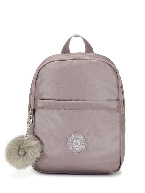 KIPLING MARLEE BP Zaino piccolo metallizzato hazelnut met gg - Borse Donna