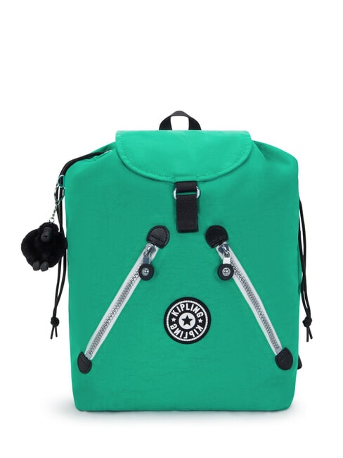 KIPLING NEW FUNDAMENTAL L Zaino in tessuto rapid green - Borse Donna