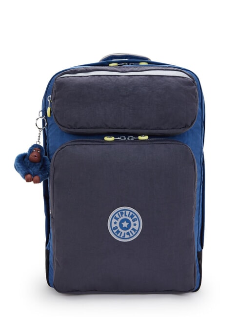 KIPLING SCOTTY Zaino grande porta pc 15" fantasy blue block - Zaini Scuola & Tempo Libero