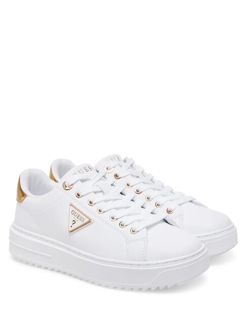 GUESS DENESA Sneakers white gold - Scarpe Donna