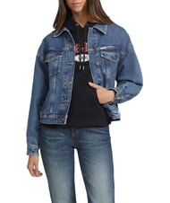GUESS JEANS OVERSIZE TRUCKER JACKET  Giacca in jeans gj medium wash - Giacche Donna - 1