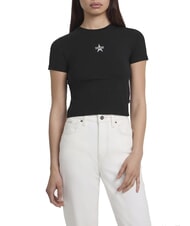 GUESS JEANS SS CN EMB STAR  T-shirt jetbla - T-shirt e Top Donna - 1