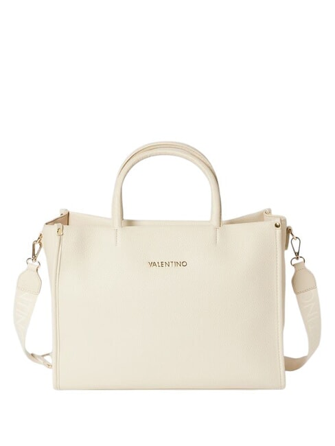 MARIO VALENTINO SPECIAL VALERIE Borsa a cartelletta con tracolla ecru - Borse Donna