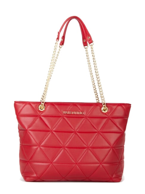 MARIO VALENTINO CARNABY Borsa shopping trapuntata rosso - Borse Donna