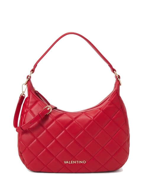 MARIO VALENTINO OCARINA Borsa hobo trapuntata con tracolla rosso - Borse Donna