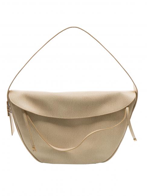 BORBONESE NUEVE COATED OP SOFT  Borsa a spalla sabbia - Borse Donna