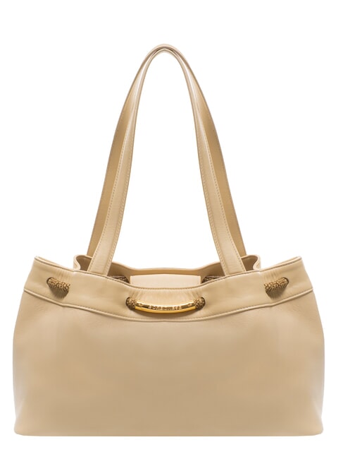 BORBONESE FILO  Borsa a spalla, in pelle sabbia - Borse Donna