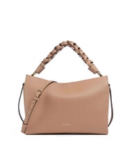 COCCINELLE BOHEME GRANA DOUBLE Borsa in pelle martellata con tracolla - Borse Donna