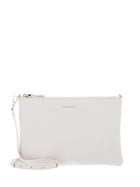COCCINELLE BEST CROSSBODY Minibag in pelle blanco - Borse Donna