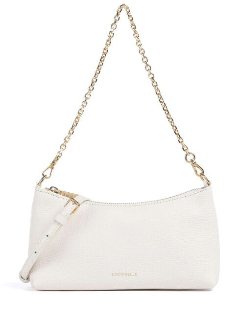 COCCINELLE AURA  Mini Bag a spalla, in pelle blanco - Borse Donna