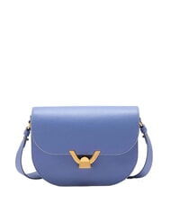 COCCINELLE DEW Borsa tracolla pelle martellata azul - Borse Donna - 1