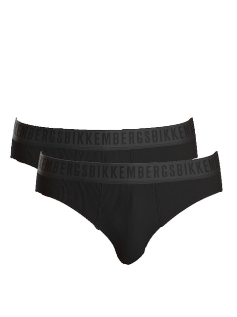 BIKKEMBERGS NEW CLASSIC BRIEF 2 slip black - Slip Uomo