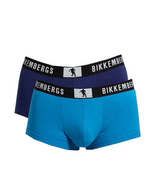 BIKKEMBERGS NEW PUPINO TRUNK 2 boxer ocean - Slip Uomo