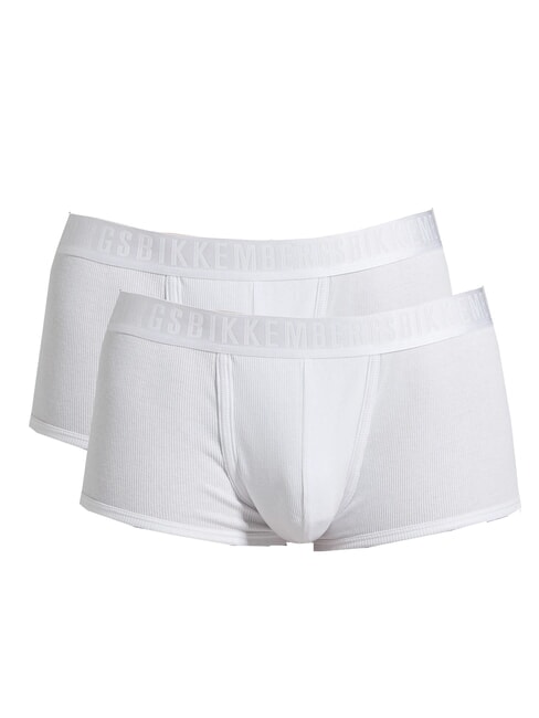 BIKKEMBERGS NEW CLASSIC TRUNK 2 boxer white - Slip Uomo