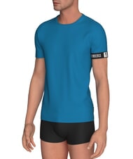 BIKKEMBERGS NEW PUPINO T-shirt intima stretch blue - T-shirt Uomo - 1