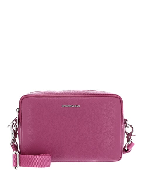 MANDARINA DUCK MELLOW LEATHER Borsa camera case in pelle red violet - Borse Donna