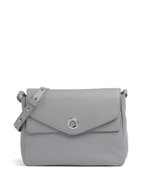 MANDARINA DUCK MELLOW LEATHER Borsa in pelle con flap december sky - Borse Donna
