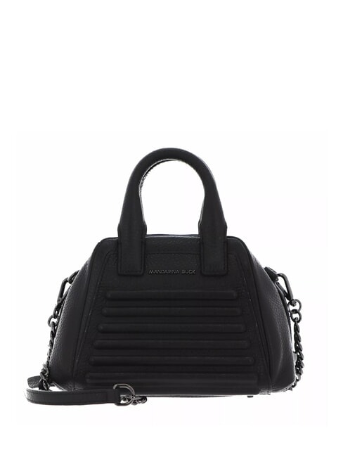 MANDARINA DUCK I-CON Borsa mini in pelle con tracolla Nero - Borse Donna