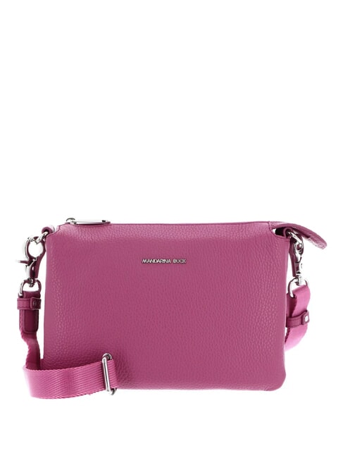 MANDARINA DUCK MELLOW Borsa a tracolla in pelle red violet - Borse Donna