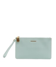 BORBONESE LETTERING Pochette in pelle con polsierina - Borse Donna